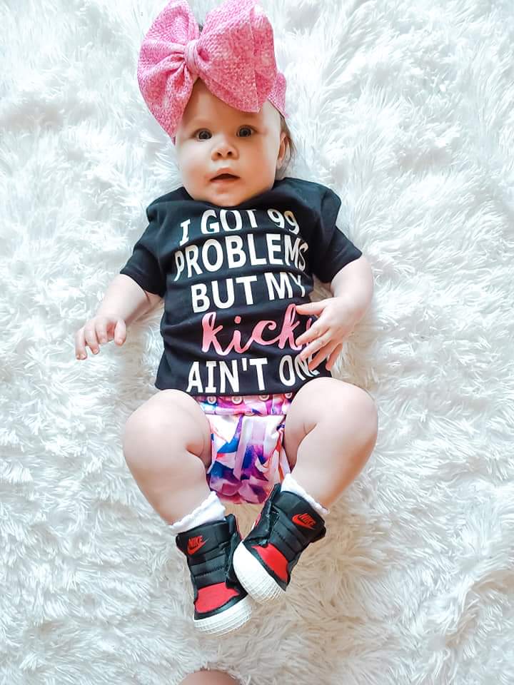 I got 99 Problems but my kicks ain't one Girls Shirt