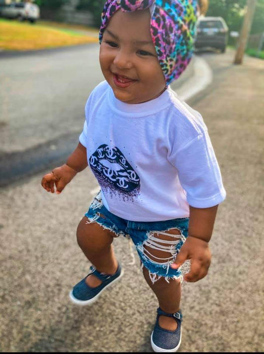 CC Lips Girls Shirt Designer