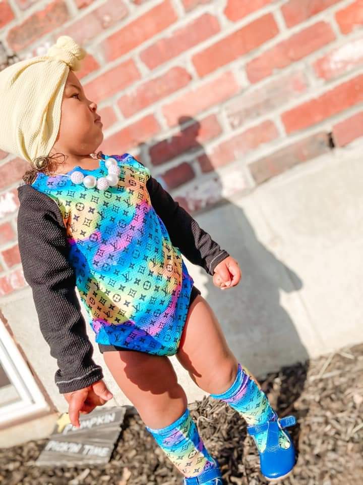 Rainbow LV Handmade