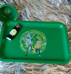 Rick & Morty Rolling Trays 4pc