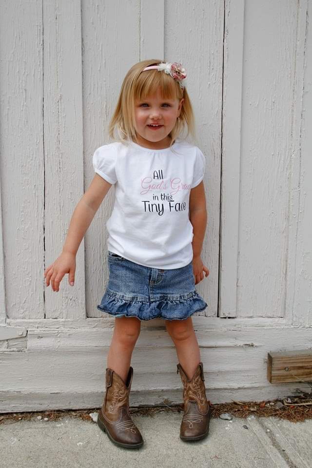 All Gods Grace Girls Shirt