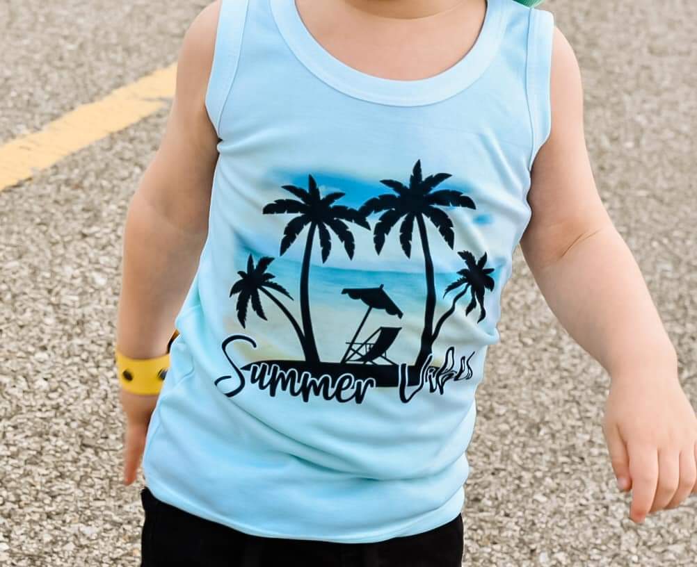 Summer Vibes Girls Shirt boys Shirt