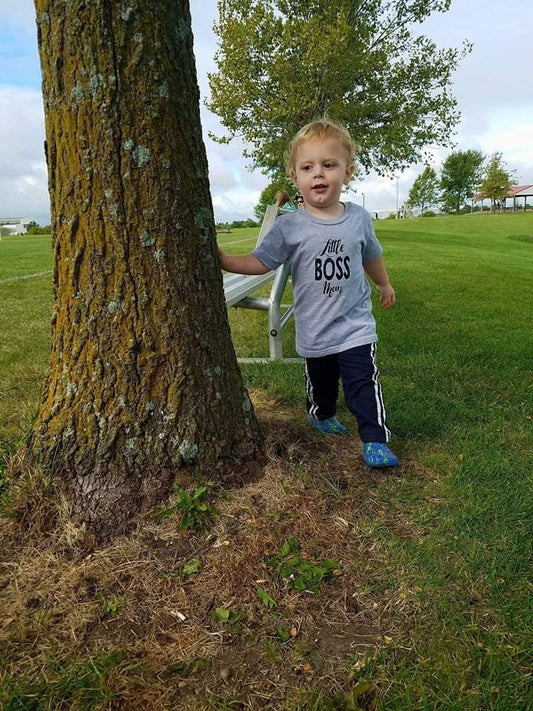 Little Boss Man Boys Shirt