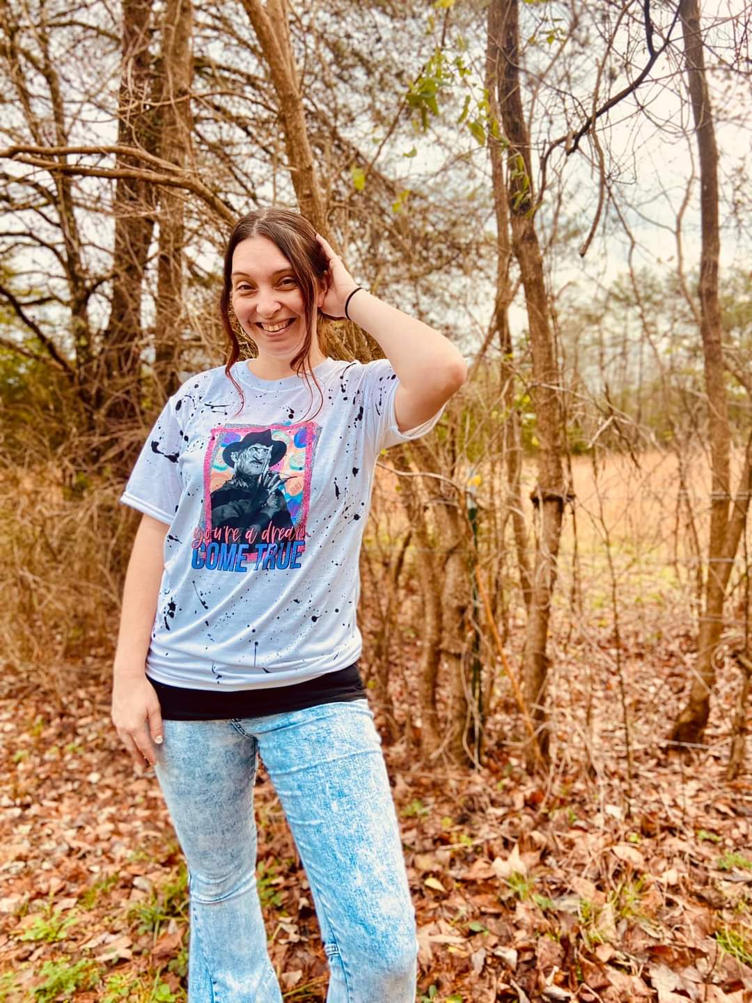 You're A Dream Come True Horror Valentines Freddy Girls Shirt Ladies Shirt
