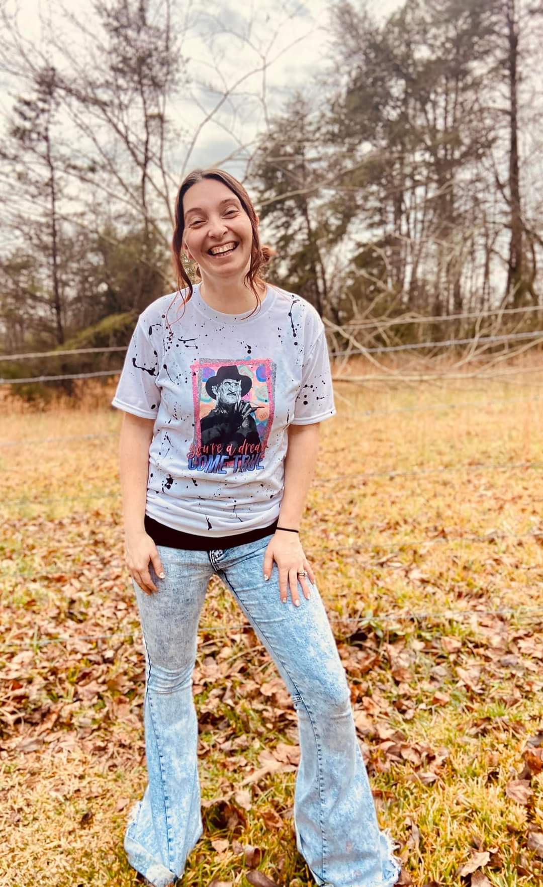 You're A Dream Come True Horror Valentines Freddy Girls Shirt Ladies Shirt
