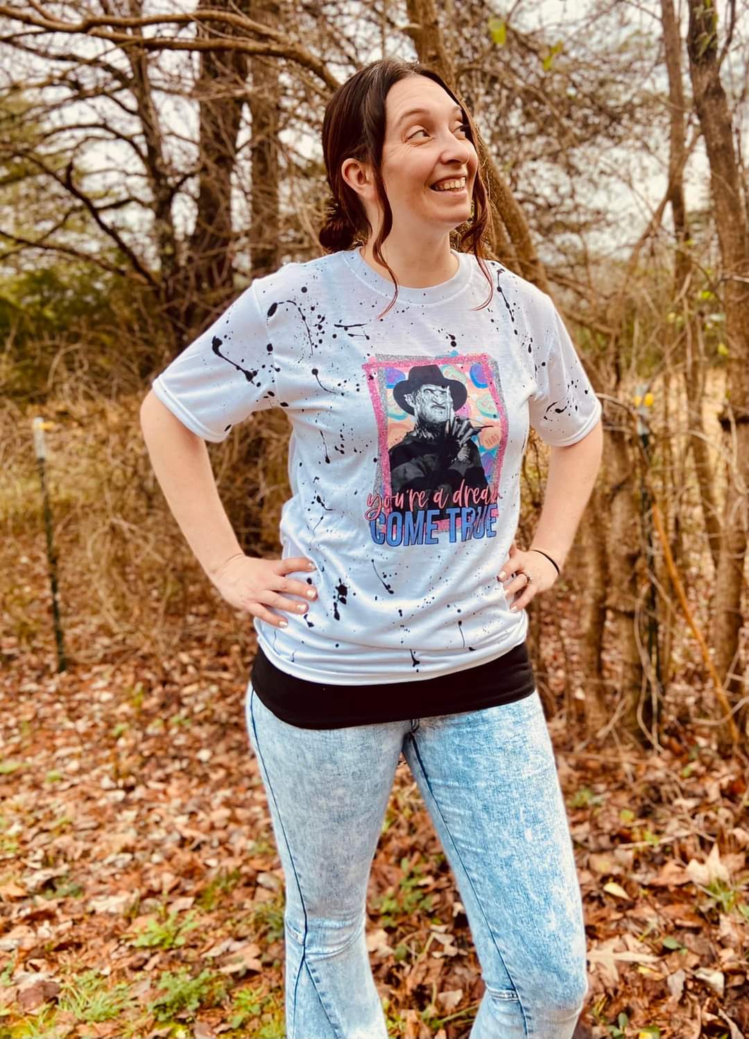 You're A Dream Come True Horror Valentines Freddy Girls Shirt Ladies Shirt