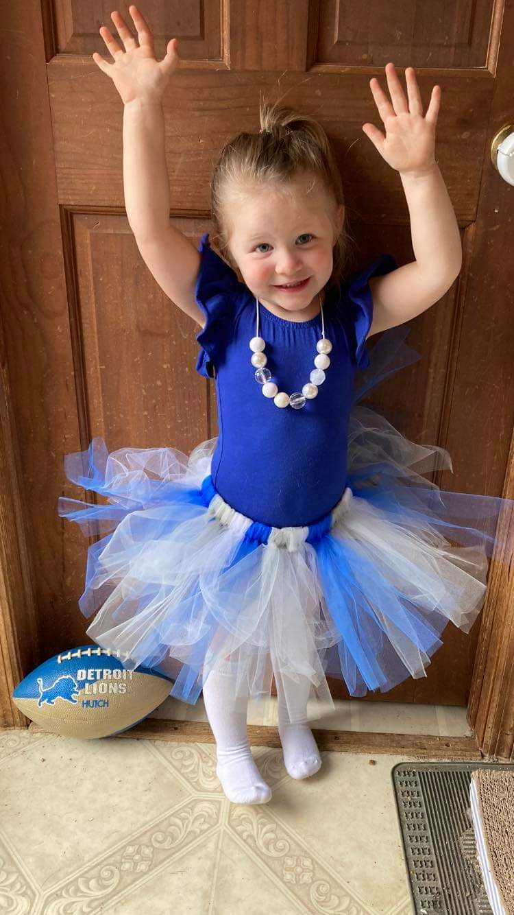 NFL Lions Tutu Football