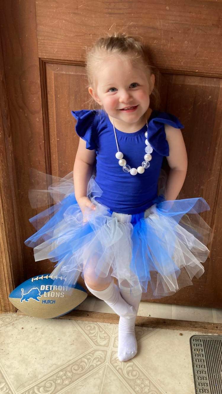 NFL Lions Tutu Football