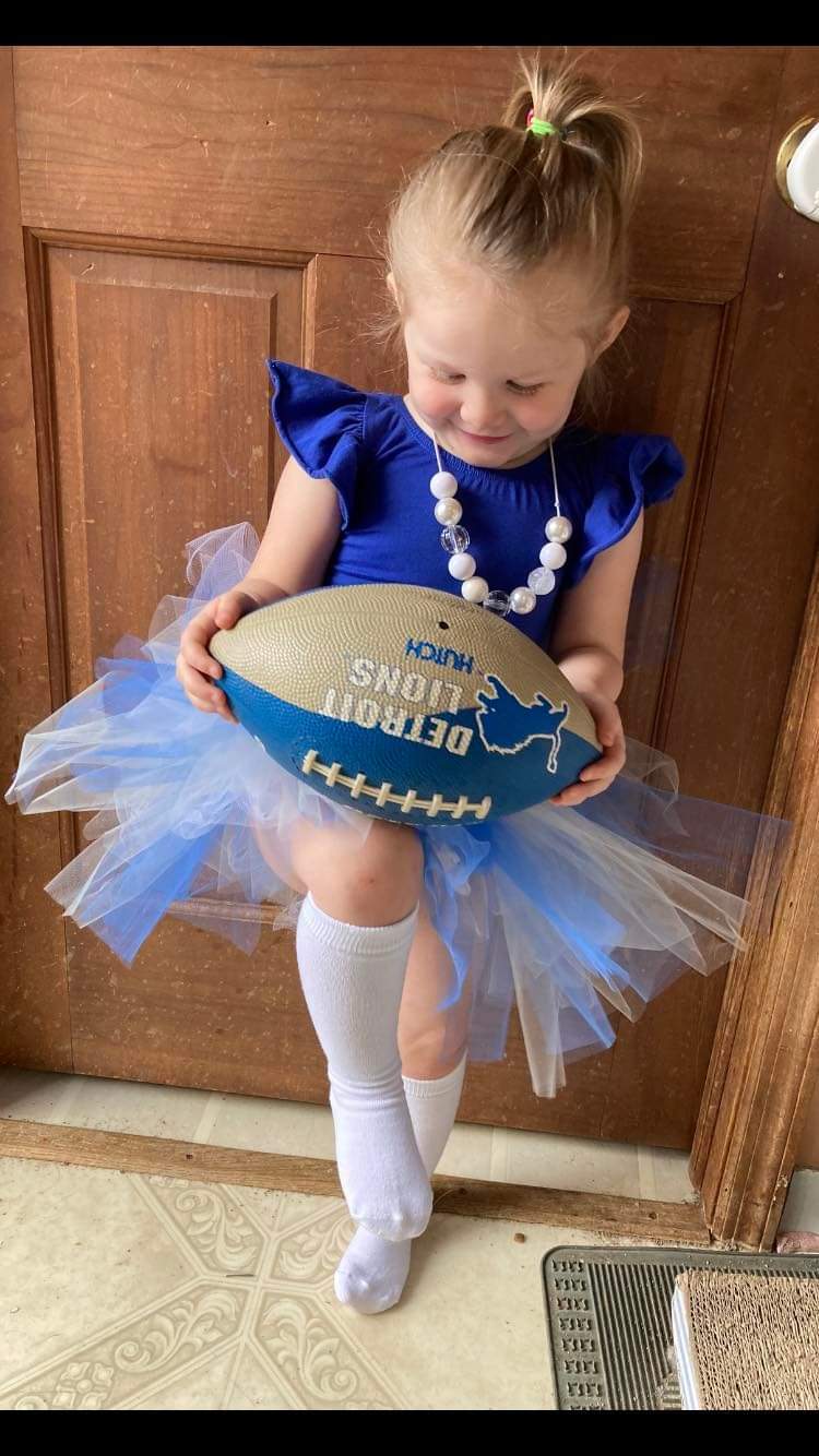 NFL Lions Tutu Football