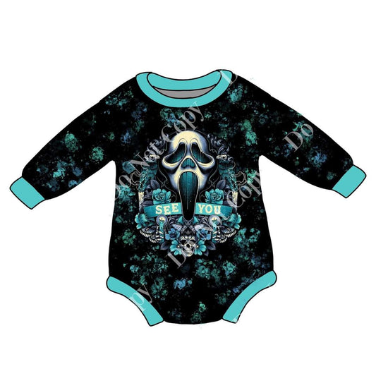 Ghostface Sweater Romper Halloween