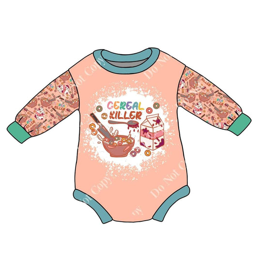 Cereal Killer Sweater Romper Halloween