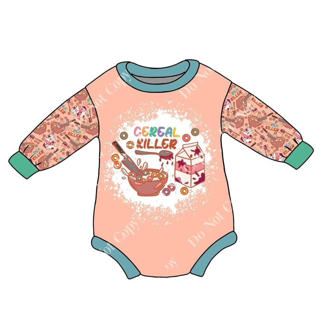 Cereal Killer Sweater Romper Halloween