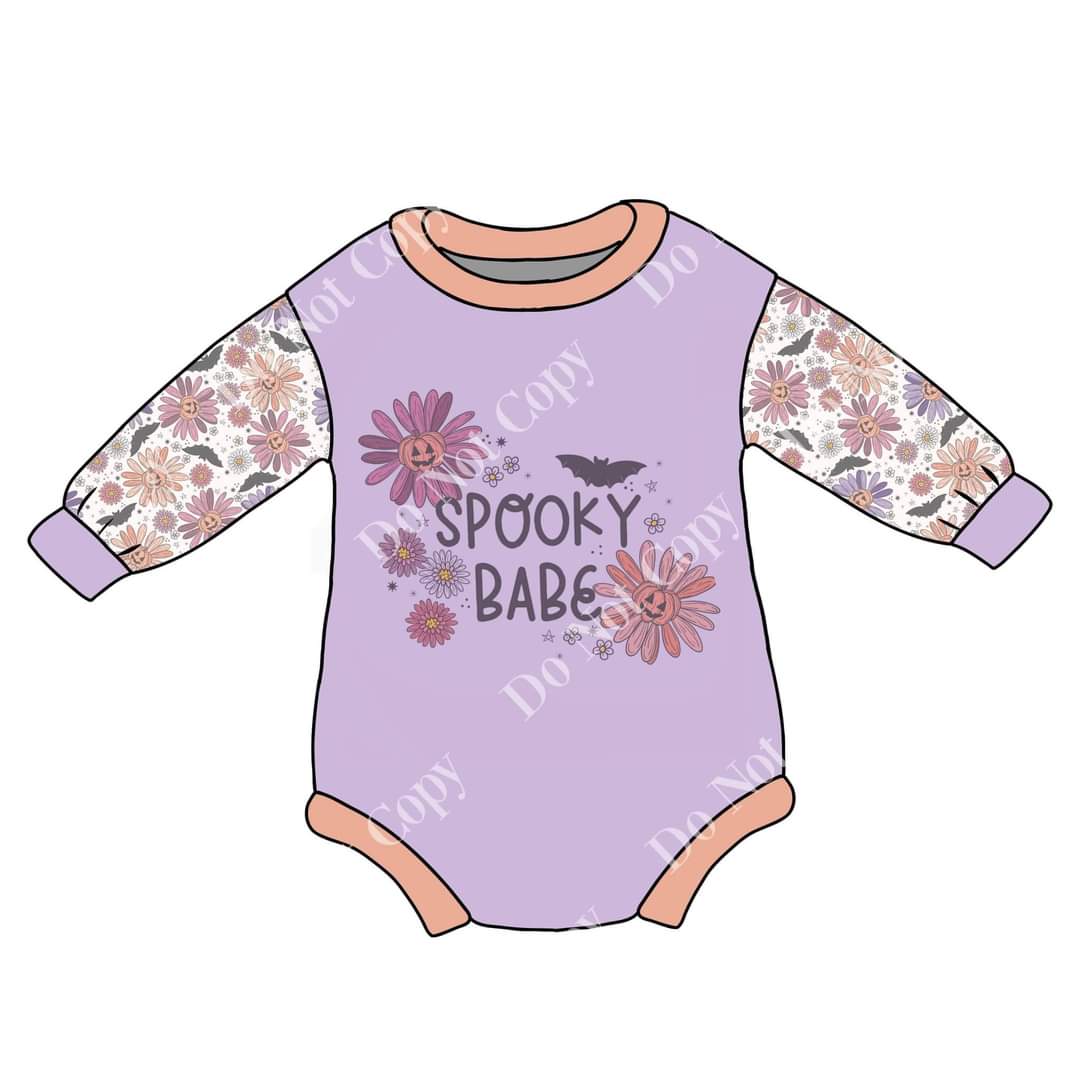 Spooky Babe Sweater Romper Halloween