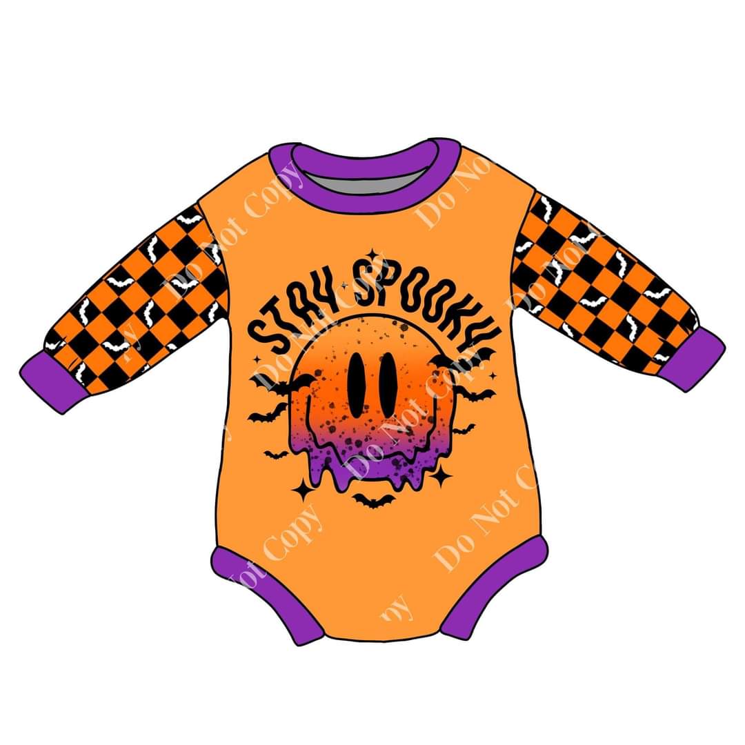 Stay Spooky Sweater Romper Halloween