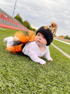 Orange Black Cheetah Tutu