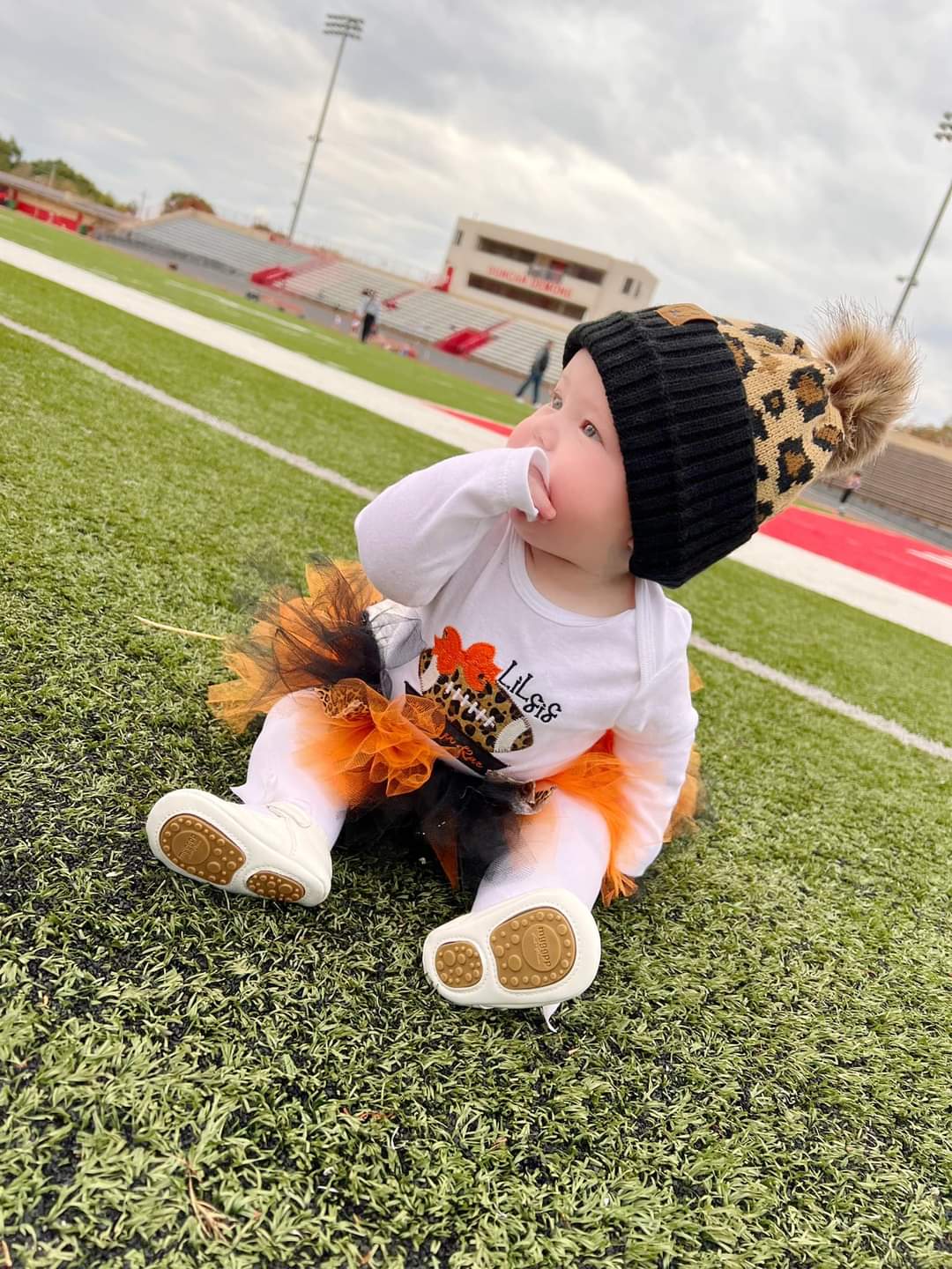 Orange Black Cheetah Tutu