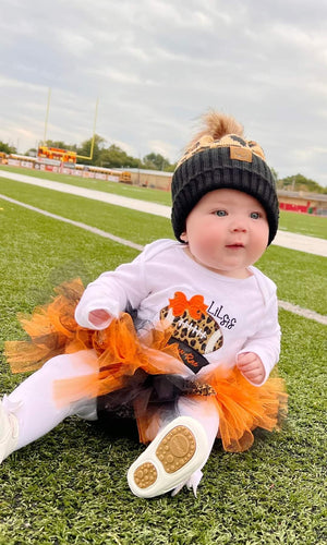 Orange Black Cheetah Tutu