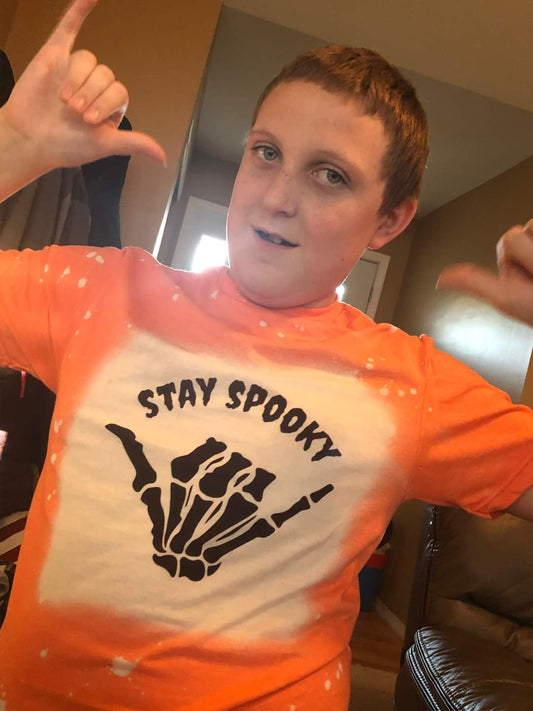 Stay Spooky Halloween Girls Shirt Boys Shirt Ladies Shirt