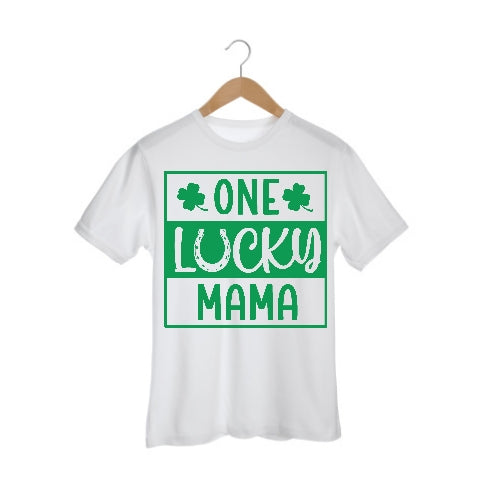 One Lucky Mama St. Patrick's Day Ladies Shirt