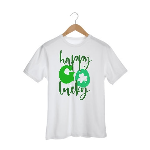 Happy Go Lucky St. Patrick's Day Girls Shirt Boys Shirt Ladies Shirt