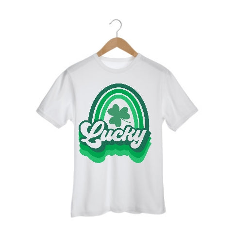 Lucky St. Patrick's Day Girls Shirt Boys Shirt Ladies Shirt