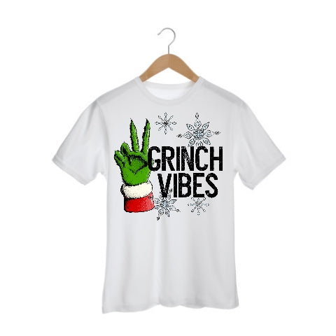 Grinch Vibes Christmas Boys Shirt Girls Shirt Ladies Shirt Mens Shirt