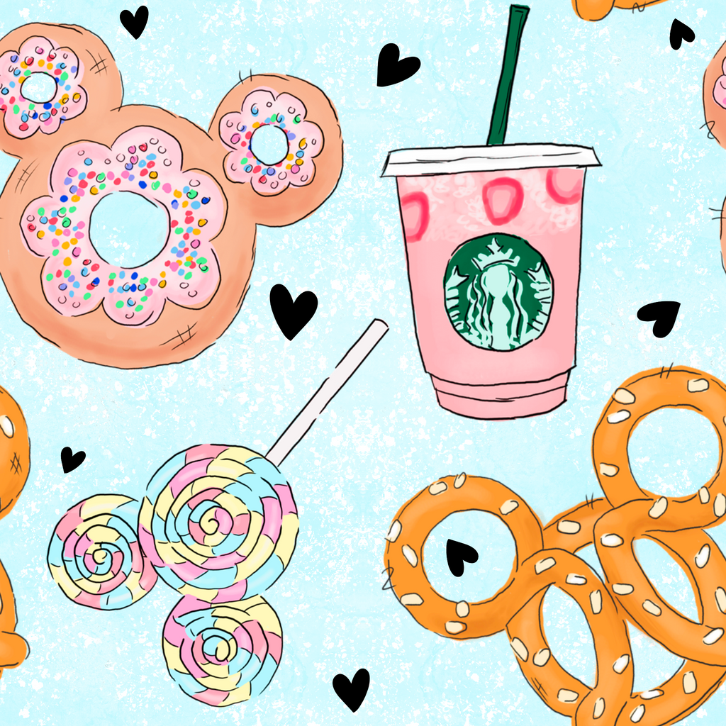 Disney Starbucks & Snacks Handmade