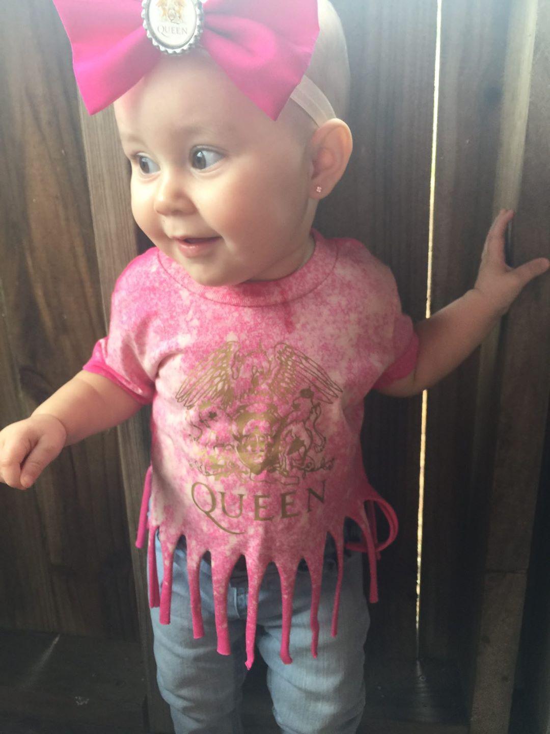 Rock n Roll Queen Fringe Acid Shirt Girls Shirt