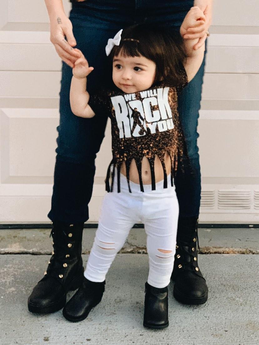 We will Rock You Fringe Acid Shirt Girls Shirt Rock n Roll