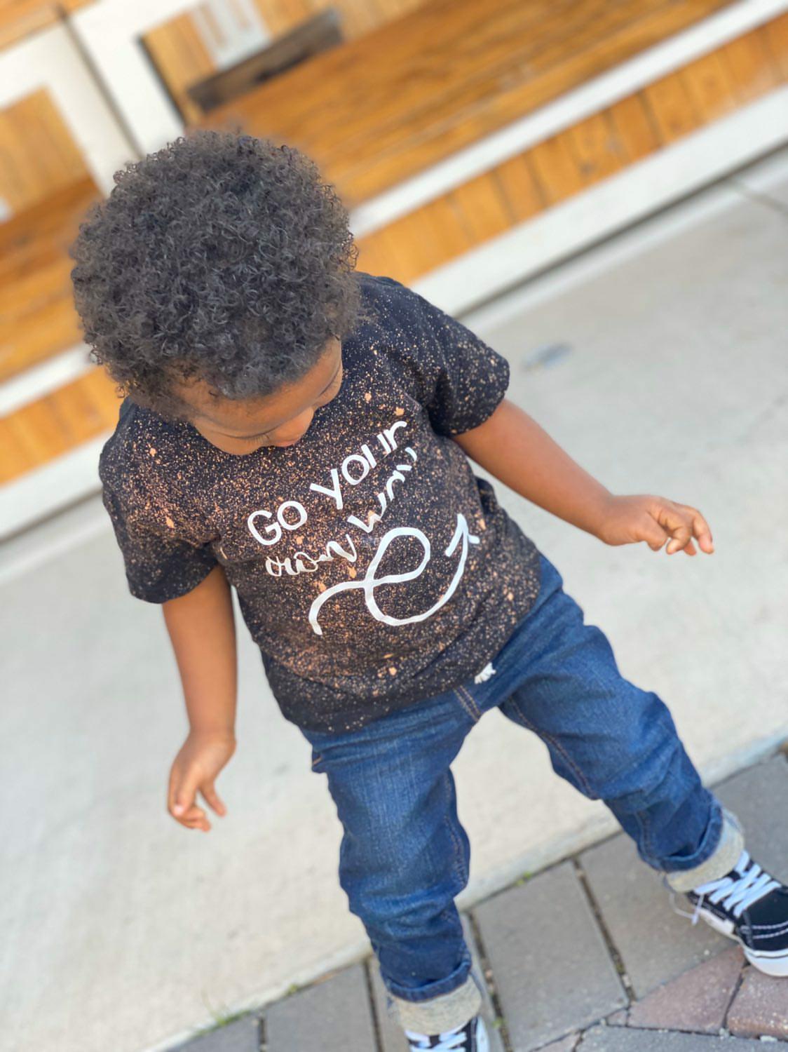Rock n Roll Go your own way Acid Shirt Girls Shirt Boys Shirt