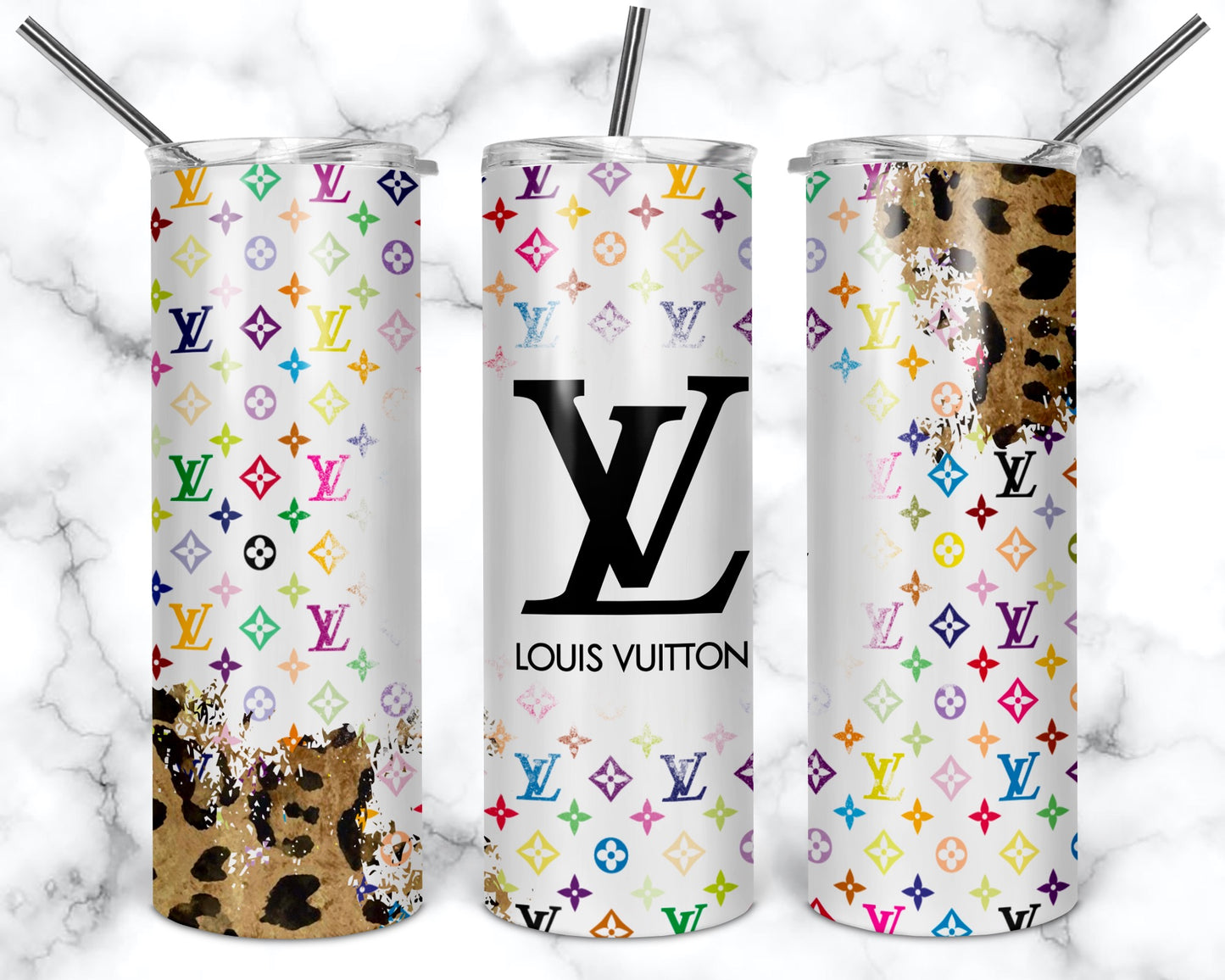 LV Tumbler Mug Sippy Cup Bottle