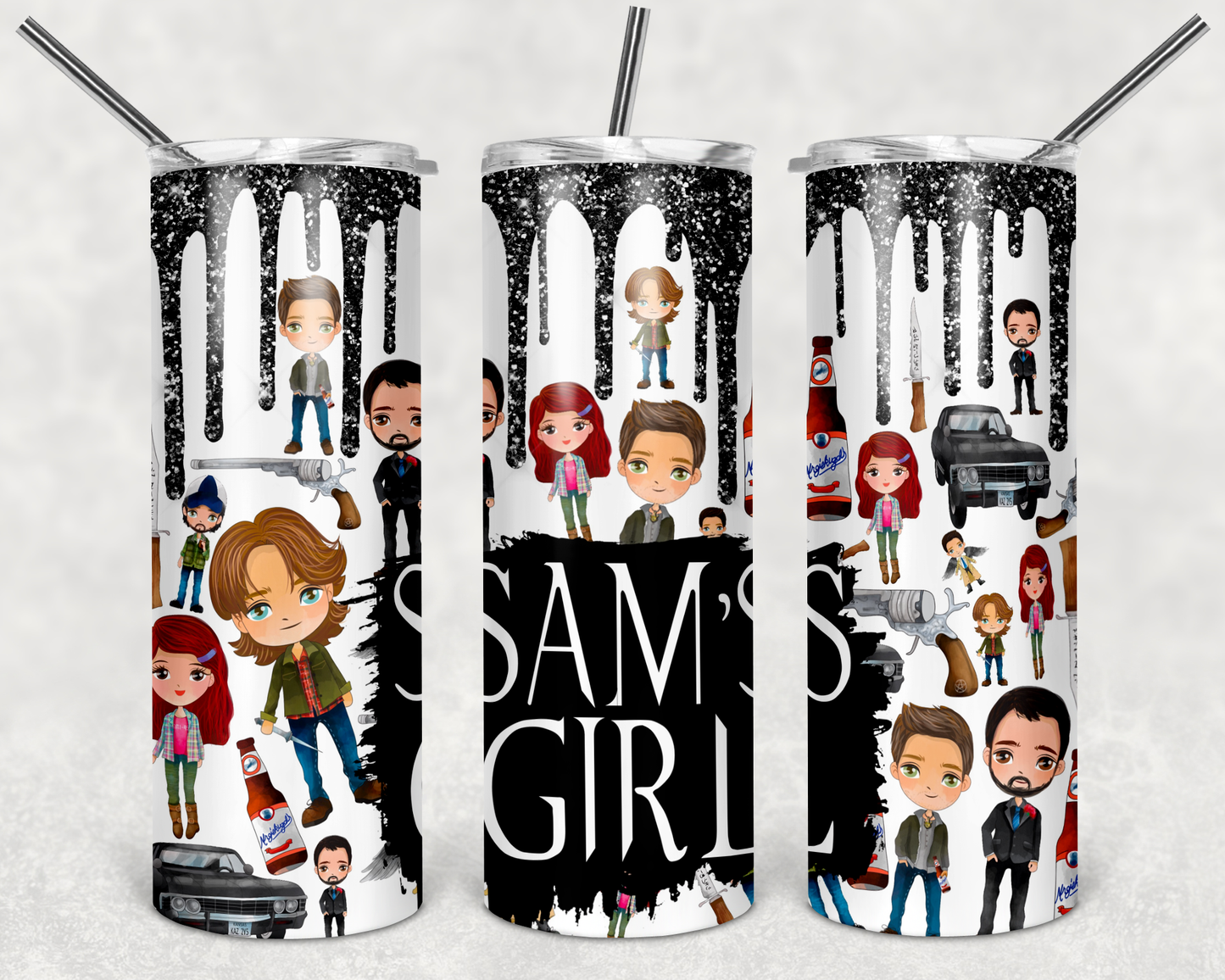 Supernatural Tumbler Mug Sippy Cup Bottle