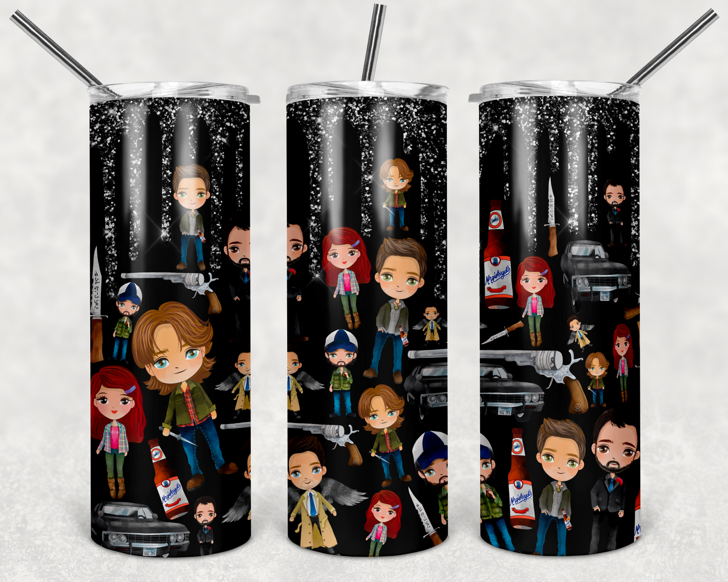 Supernatural Tumbler Mug Sippy Cup Bottle