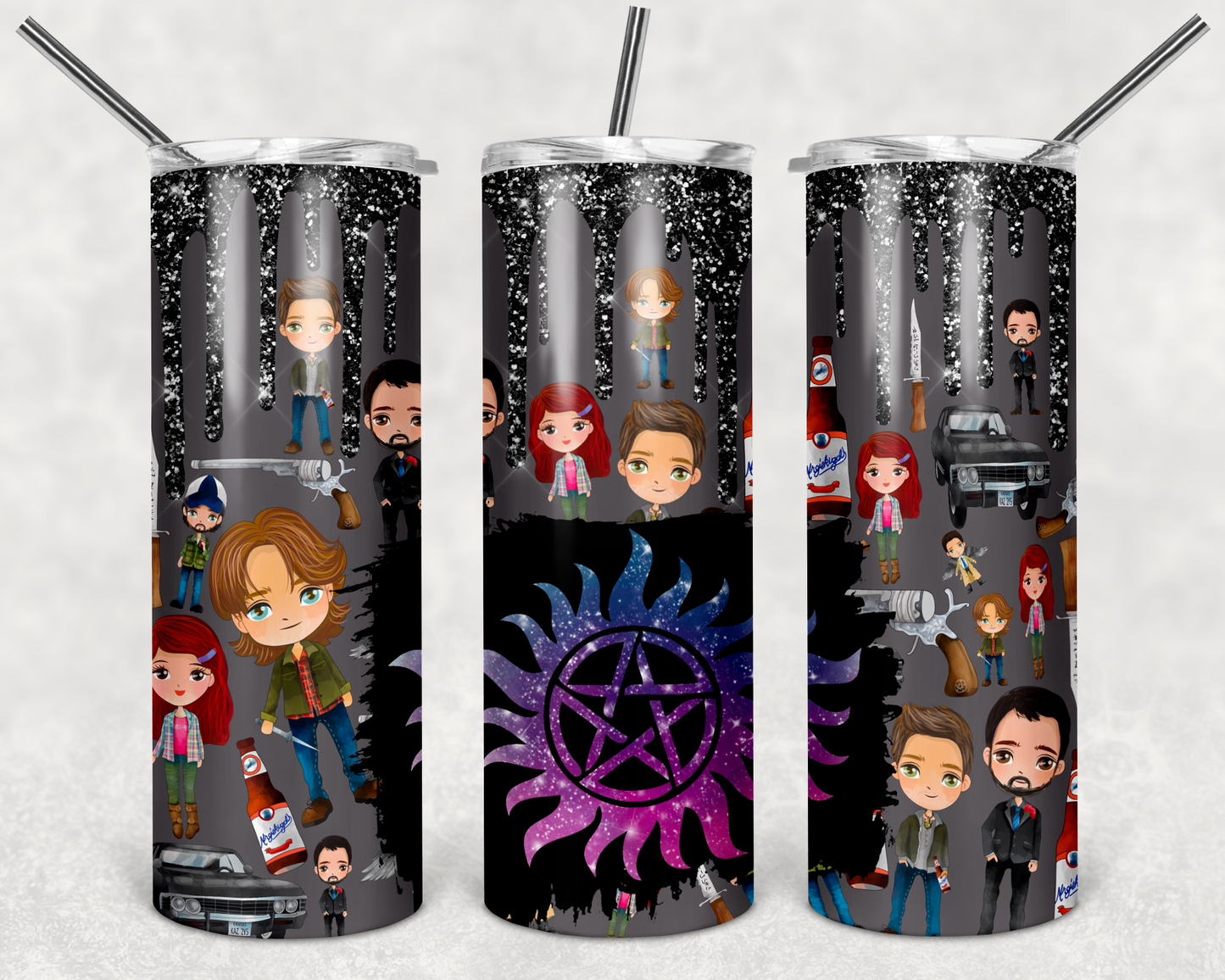 Supernatural Tumbler Mug Sippy Cup Bottle