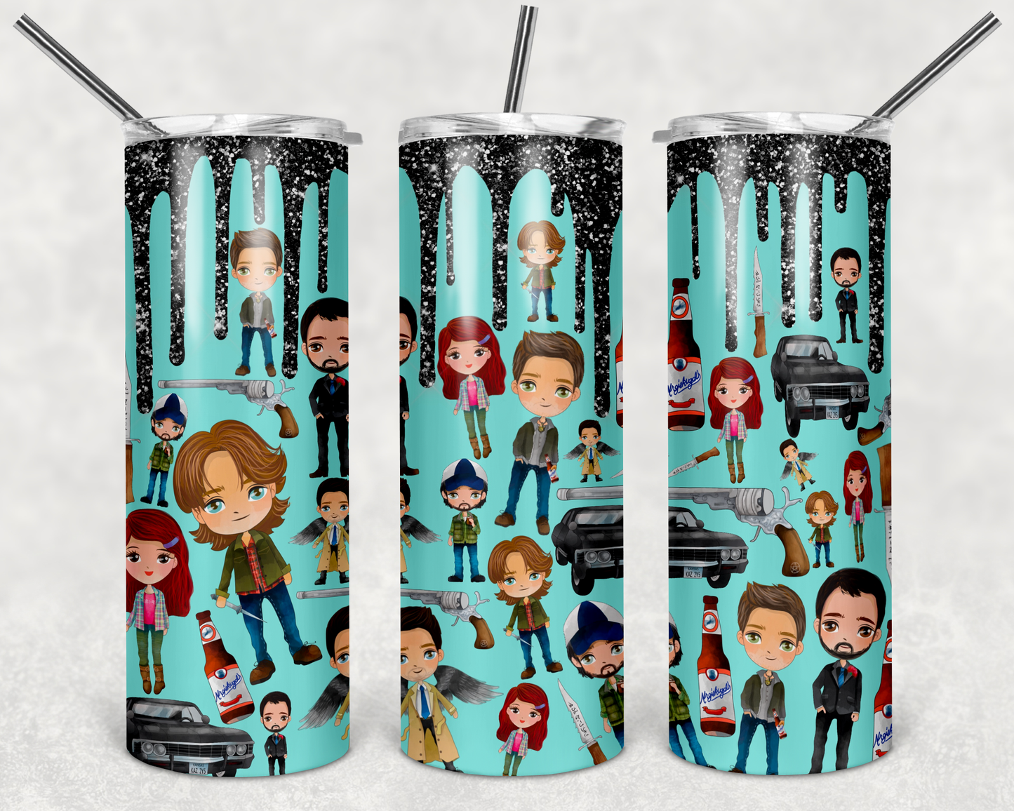 Supernatural Tumbler Mug Sippy Cup Bottle