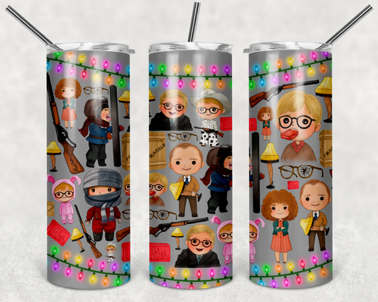 Christmas Story Tumbler Mug Sippy Cup Bottle