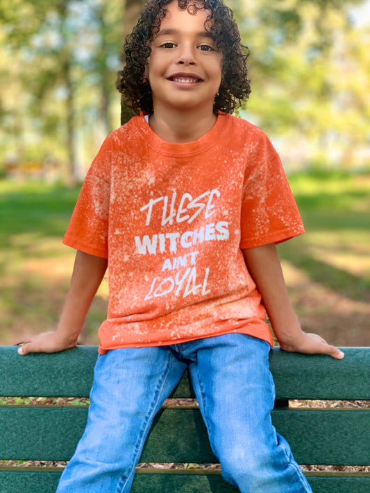 These witches ain't loyal Boys Shirt Girls Shirt Halloween