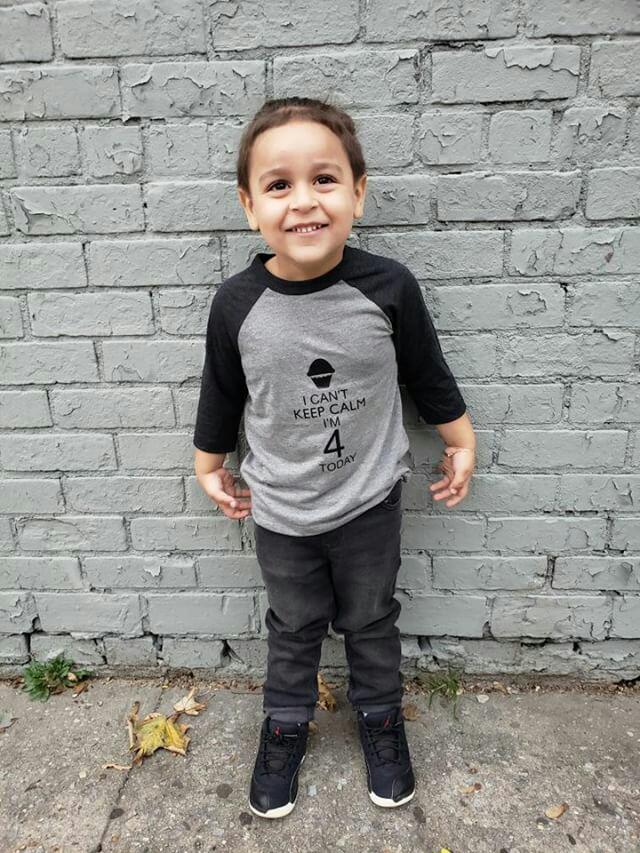 I can't keep clam Birthday Raglan Boys Girls