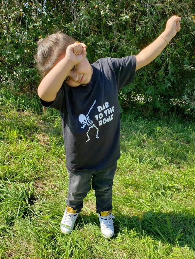 Dab To The Bones Halloween Boys Shirt Girls Shirt