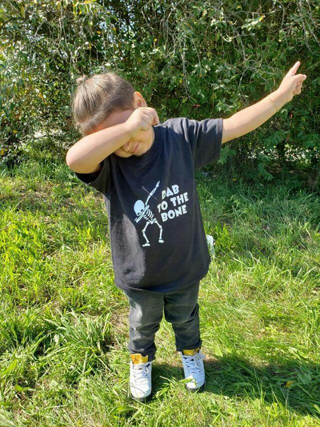 Dab To The Bones Halloween Boys Shirt Girls Shirt