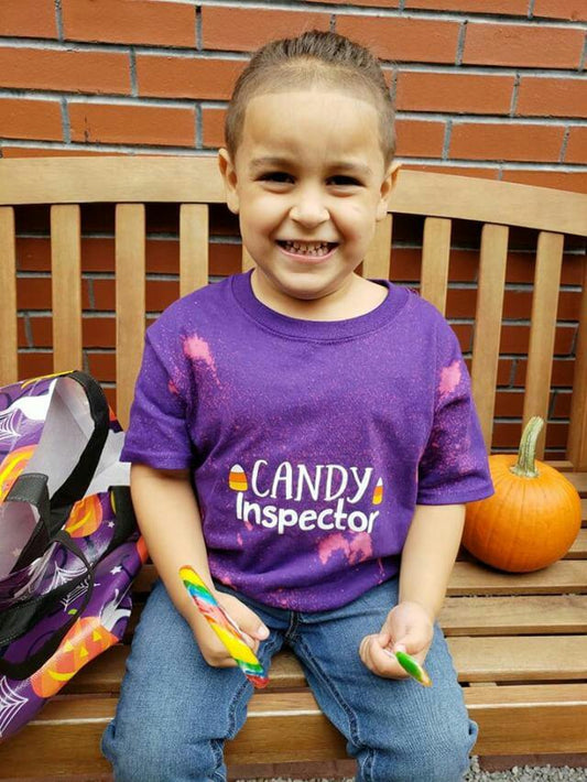 Candy Inspector Halloween Boys Shirt Girls Shirt