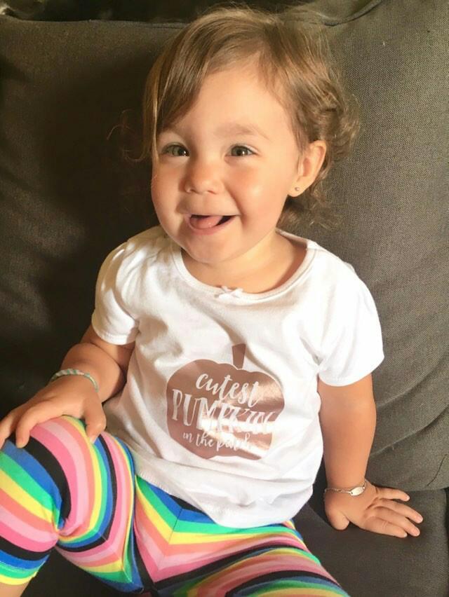 Cutest pumpkin in the patch Fall Girls Shirt