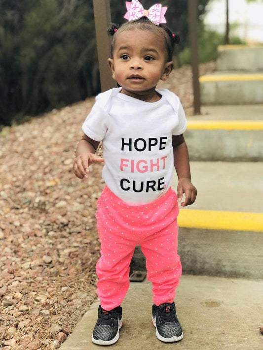 Hope Fight Cure Shirt Awareness Girls Shirt