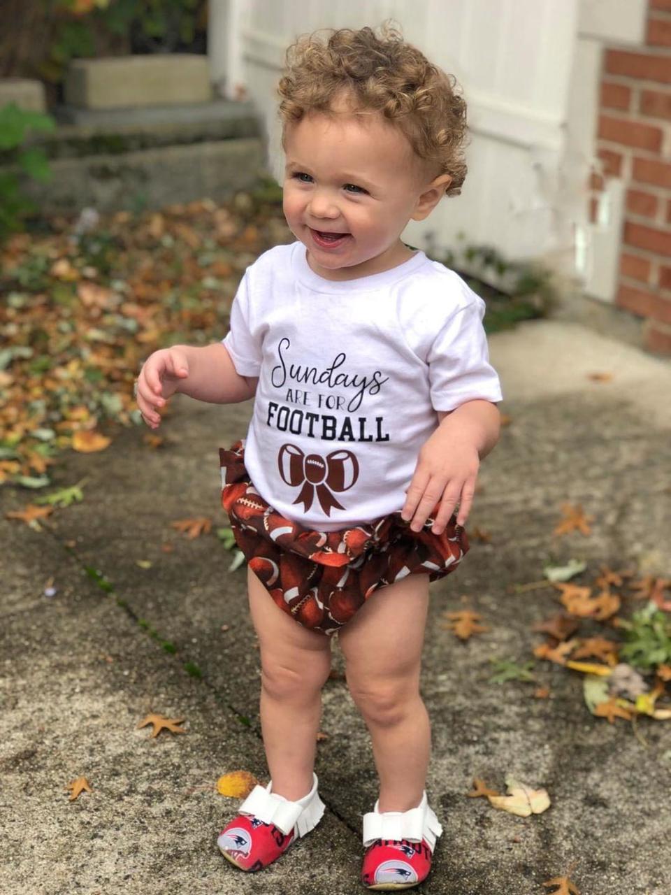 Sundays are for Football Girls Shirt Fall