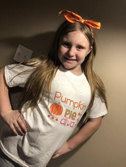 Pumpkin Pie Diva Girls Shirt