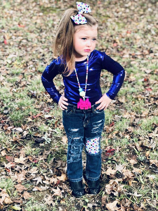 Spunky Girls Distressed Jeans