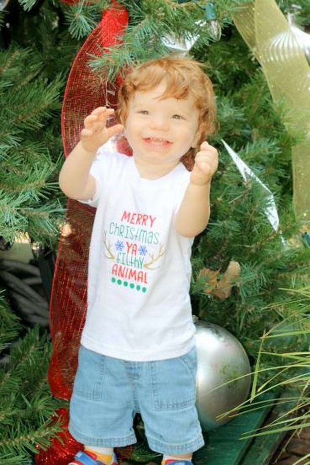 Merry Christmas Ya Filthy Animal Boys Shirt Girls Shirt