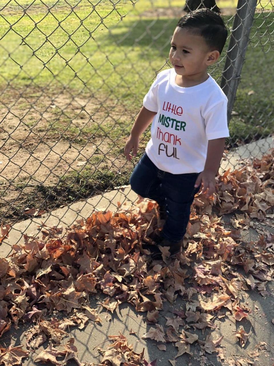 Little Mister Thankful Fall Boys Shirt