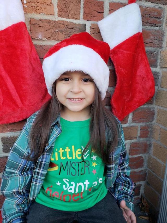 Christmas Boys Shirt Little Mister Santa's Helper
