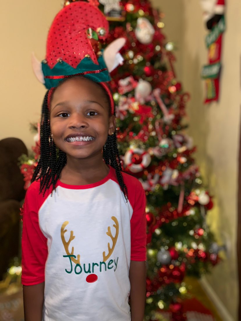 Personalized Reindeer Christmas Raglan Girls Shirt Boys Shirt